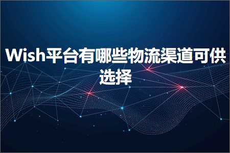 璺ㄥ鐢靛晢鐭ヨ瘑:Wish骞冲彴鏈夊摢浜涚墿娴佹笭閬撳彲渚涢€夋嫨