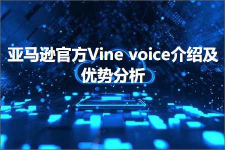 跨境电商知识:亚马逊官方Vinevoice介绍及优势分析